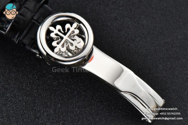 Complications 5396 38.5mm ZF White Dial Moonphase Stick Markers Black Leather Strap MY9015 - Image 26