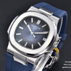 Nautilus 5711 PPF 40MM Blue Dial Blue Rubber Strap A324SC V5