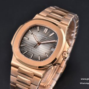 Nautilus 5711/1R RG PPF 40mm Gray Textured Dial RG Bracelet 324CS V4