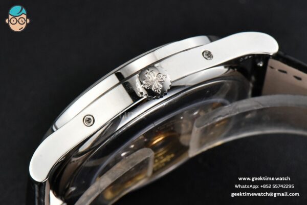 Complications 5396 38.5mm ZF Gray Dial Moonphase Stick Markers Black Leather Strap MY9015 - Image 10