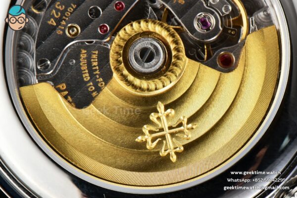 Complications 5396 38.5mm ZF Gray Dial Moonphase Stick Markers Black Leather Strap MY9015 - Image 15