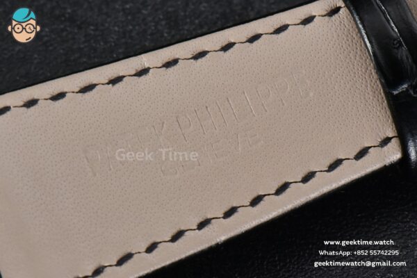 Complications 5396 38.5mm ZF Gray Dial Moonphase Stick Markers Black Leather Strap MY9015 - Image 24