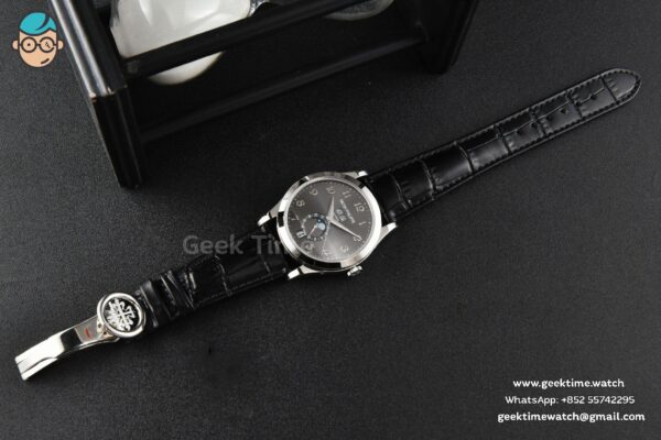 Complications 5396 38.5mm ZF Gray Dial Moonphase Stick Markers Black Leather Strap MY9015 - Image 31