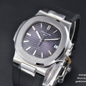 Nautilus 5711 PPF 40MM Gray Dial Black Rubber Strap A324SC V5