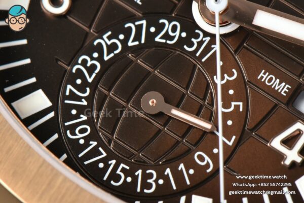 Aquanaut 5164R RG 41mm ZF Brown Dial Brown Rubber Strap A324 - Image 4
