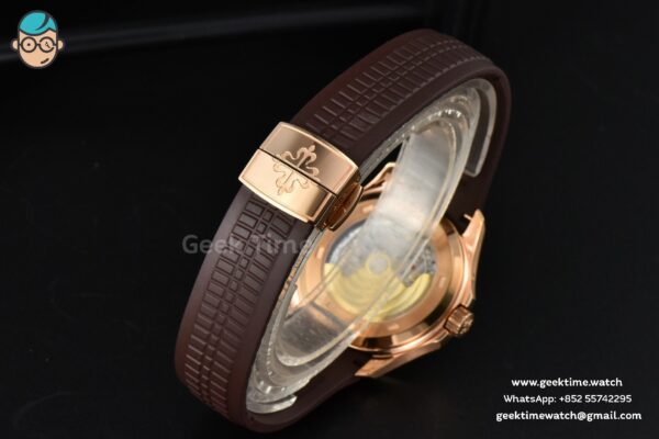 Aquanaut 5164R RG 41mm ZF Brown Dial Brown Rubber Strap A324 - Image 13
