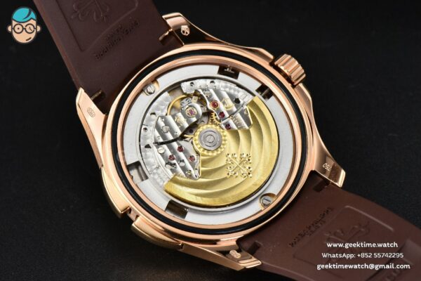 Aquanaut 5164R RG 41mm ZF Brown Dial Brown Rubber Strap A324 - Image 25