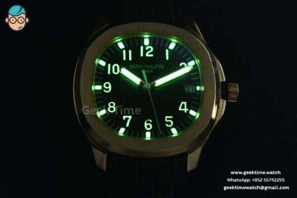 Aquanaut 5167R 40mm 3KF Black Dial Brown Rubber Strap A324 - Image 21