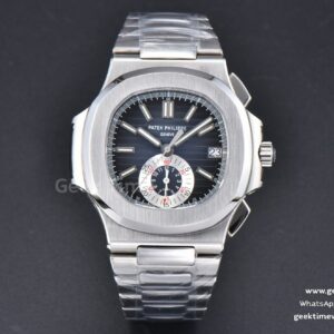 Nautilus 5980 40.5mm PPF esfera azul brazalete SS A28-520