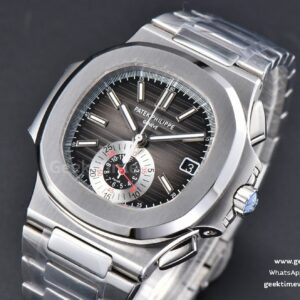 Nautilus 5980 40.5mm PPF Black Dial SS Bracelet A28-520