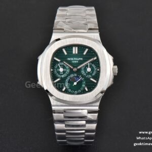 Nautilus 5740 40mm TWF esfera verde brazalete SS A240