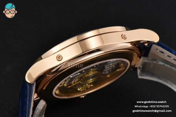 Annual Calendar 5396 Moonphase 38.5mm ZF RG Blue Stick Dial Blue Leather Strap MY9015 - Image 12
