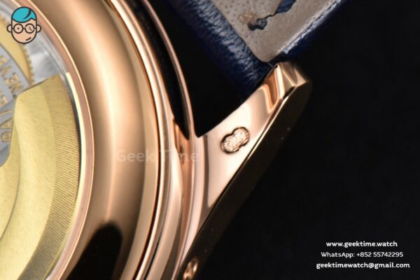 Annual Calendar 5396 Moonphase 38.5mm ZF RG Blue Stick Dial Blue Leather Strap MY9015 - Image 21