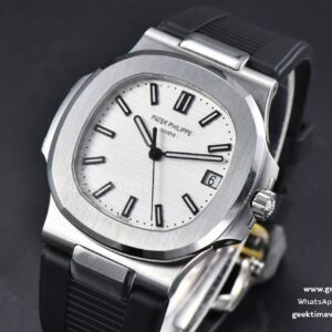 Nautilus 5711 PPF 40MM White Dial Black Rubber Strap A324SC V5