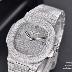 Nautilus 5719/1G 40mm PPF Full Diamonds Dial and Bracelet 324CS