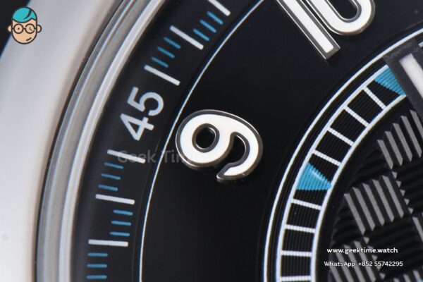 Calatrava 6007G 40mm ZF Black Dial Blue Hand Nylon Strap 9015 - Image 3