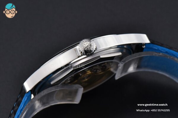 Calatrava 6007G 40mm ZF Black Dial Blue Hand Nylon Strap 9015 - Image 12