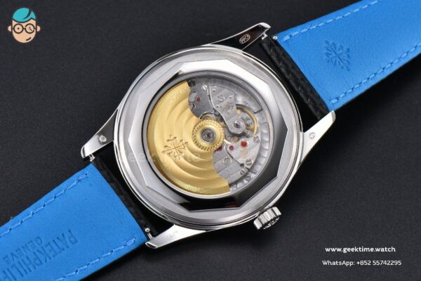 Calatrava 6007G 40mm ZF Black Dial Blue Hand Nylon Strap 9015 - Image 14