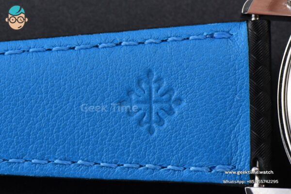 Calatrava 6007G 40mm ZF Black Dial Blue Hand Nylon Strap 9015 - Image 28