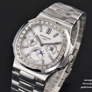 Nautilus 5740 40mm TWF Diamond White Dial SS Bracelet A240