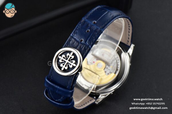 Complications 5396 38.5mm ZF Blue Dial Moonphase Stick Markers Black Leather Strap MY9015 - Image 22