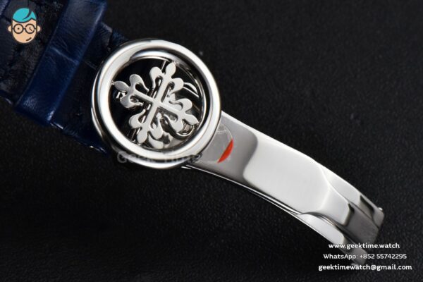 Complications 5396 38.5mm ZF Blue Dial Moonphase Stick Markers Black Leather Strap MY9015 - Image 26
