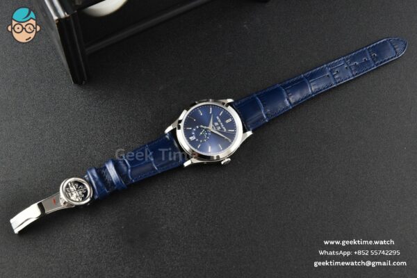 Complications 5396 38.5mm ZF Blue Dial Moonphase Stick Markers Black Leather Strap MY9015 - Image 32