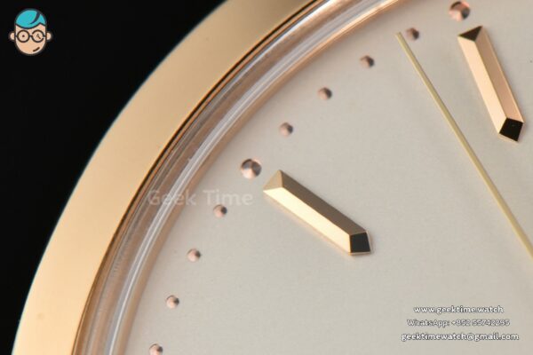 Calatrava 5296R 38mm ZF RG Beige Dial Brown Leather Strap 9015 - Image 4