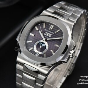 Nautilus 5726 PPF Full Function Gray Dial SS Bracelet A324