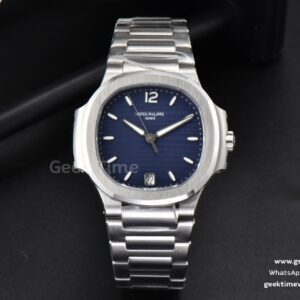 Nautilus 7118 Ladies 3KF 35mm esfera azul brazalete SS A324