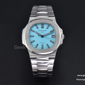 Nautilus 5711 40mm PPF esfera azul Tiffany brazalete SS A324CS