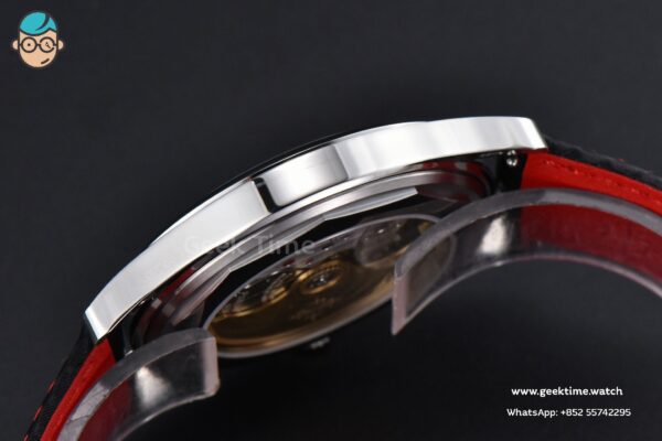 Calatrava 6007G 40mm ZF Black Dial Red Hand Nylon Strap 9015 - Image 12