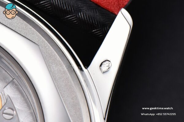 Calatrava 6007G 40mm ZF Black Dial Red Hand Nylon Strap 9015 - Image 17