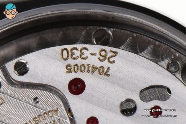 Calatrava 6007G 40mm ZF Black Dial Red Hand Nylon Strap 9015 - Image 20