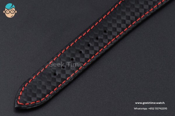 Calatrava 6007G 40mm ZF Black Dial Red Hand Nylon Strap 9015 - Image 24