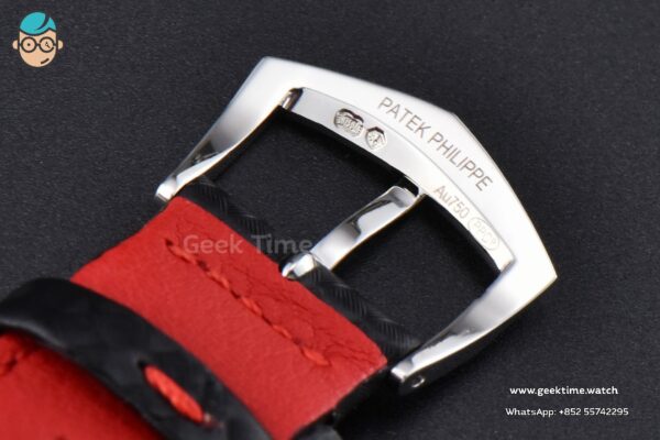 Calatrava 6007G 40mm ZF Black Dial Red Hand Nylon Strap 9015 - Image 26