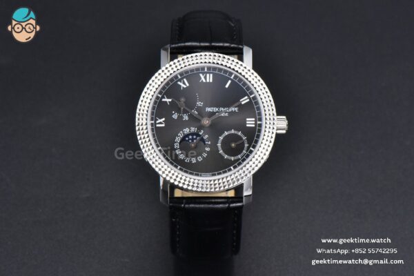 Calatrava 5057G IWF 36.5mm 50th Anniversary Gray Dial Leather Strap - Image 2