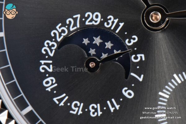 Calatrava 5057G IWF 36.5mm 50th Anniversary Gray Dial Leather Strap - Image 3