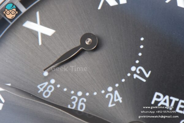 Calatrava 5057G IWF 36.5mm 50th Anniversary Gray Dial Leather Strap - Image 5
