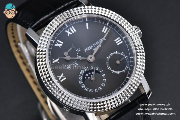 Calatrava 5057G IWF 36.5mm 50th Anniversary Gray Dial Leather Strap - Image 9
