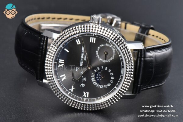 Calatrava 5057G IWF 36.5mm 50th Anniversary Gray Dial Leather Strap - Image 10