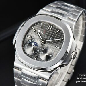 Nautilus 5712 40MM PPF Full Function Gray Dial SS Bracelet A240 V1
