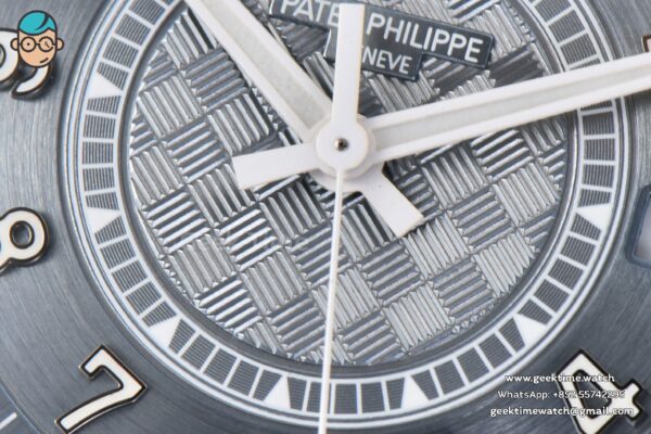 Calatrava 6007 40mm PPF Grey Blue Dial Gray Nylon Strap 324CS - Image 6