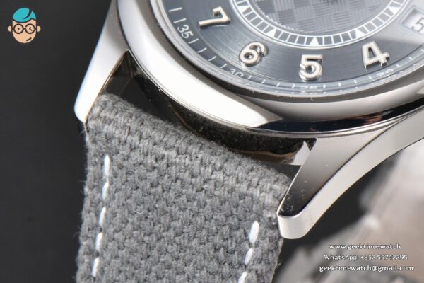 Calatrava 6007 40mm PPF Grey Blue Dial Gray Nylon Strap 324CS - Image 8