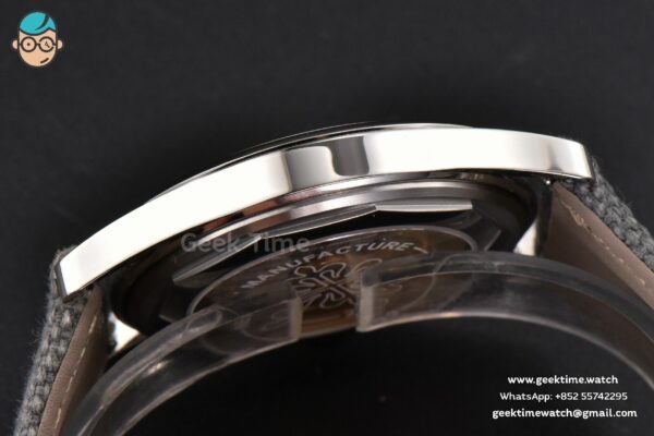 Calatrava 6007 40mm PPF Grey Blue Dial Gray Nylon Strap 324CS - Image 13