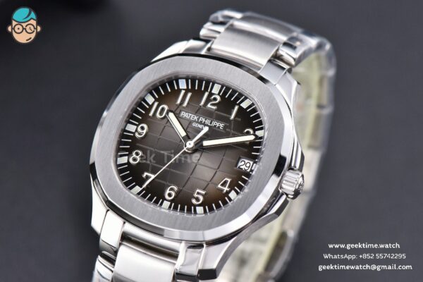 Aquanaut 5167 40mm 3KF Black Dial SS Bracelet A324