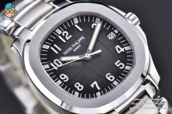 Aquanaut 5167 40mm 3KF Black Dial SS Bracelet A324 - Image 6