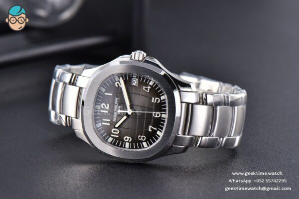 Aquanaut 5167 40mm 3KF Black Dial SS Bracelet A324 - Image 7