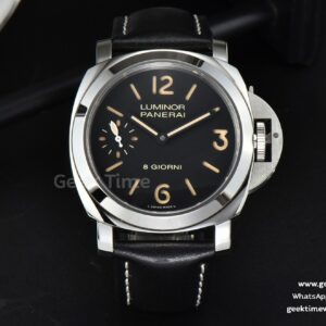 PAM915 44mm HWF Black Dial Black Leather Strap A6497