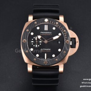 PAM1070 RG Sub Quaranta 44mm VSF quadrante nero cinturino in caucciù nero P900